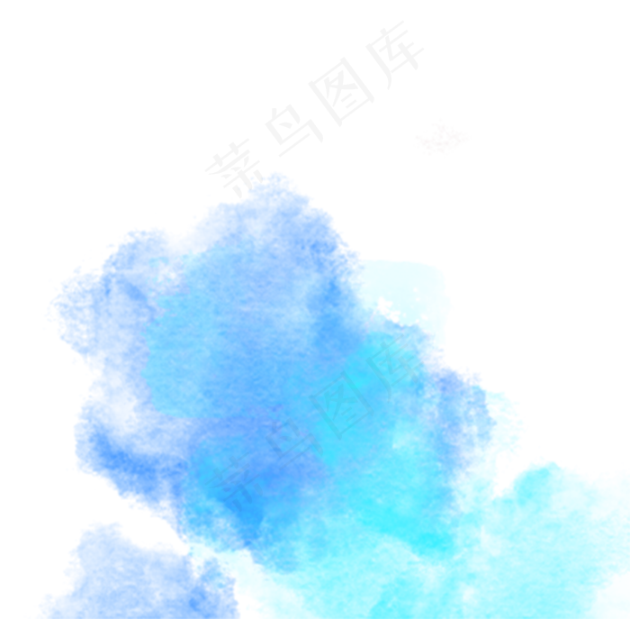 淡雅水彩墨迹12