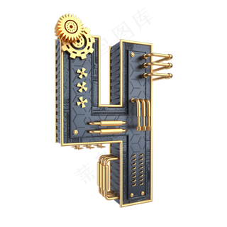 黑金机械倒计时数字4