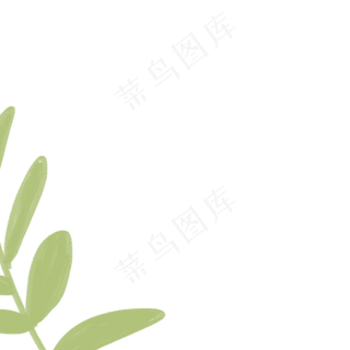 卡通植物绿叶下载