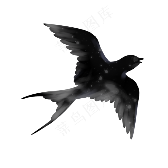 燕子踏春而来手绘装饰,免抠元素