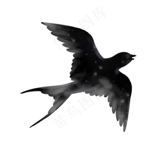 燕子踏春而来手绘装饰,免抠元素 燕子踏春而来手绘装饰,免抠元素