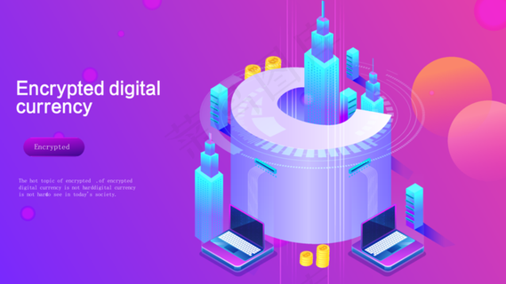 唯美梦幻的2.5D虚拟货币插画