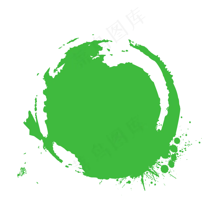 绿色水墨泼墨特效端午节(3000X3000(DPI:300))ai矢量模版下载