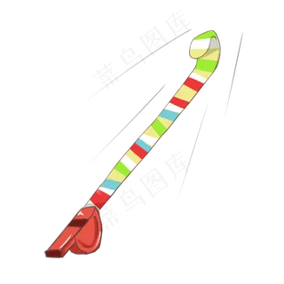 愚人节吐舌哨子,免抠元素