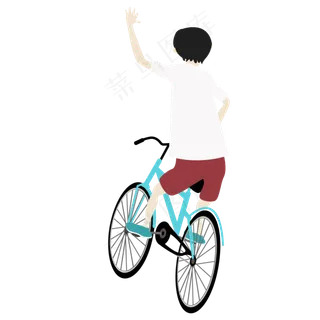 时尚的男孩子骑车 时尚的男孩子骑车