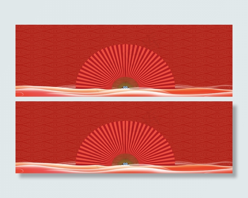 红色喜庆背景模板