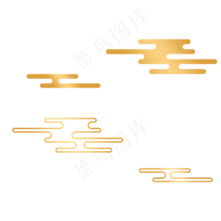 中国风云纹漂浮素材免费下载,免抠元素