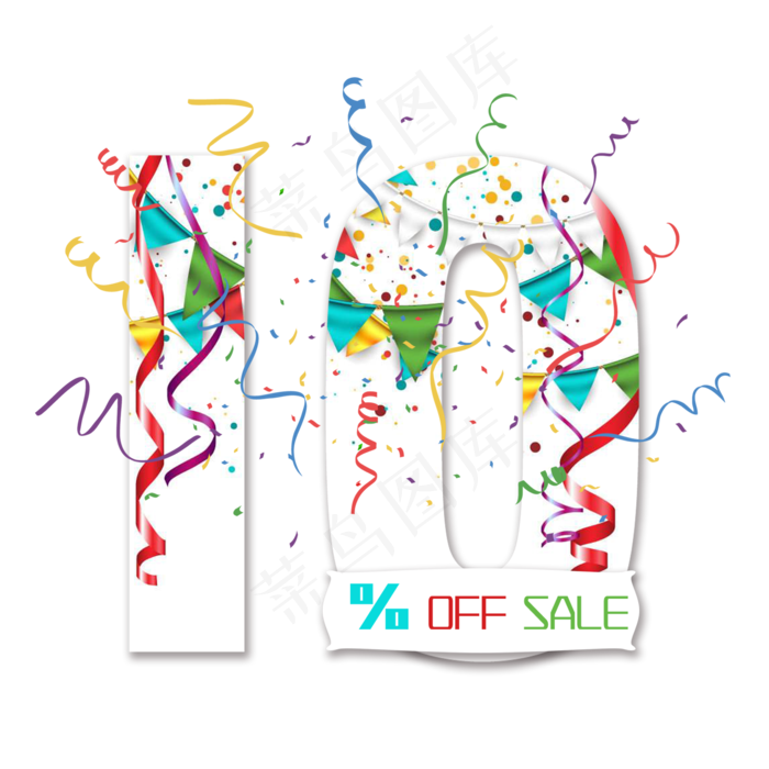 电商10%OFFSALE九折(2000X2000(DPI:300))psd模版下载