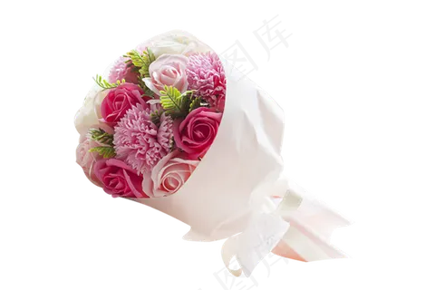 一束粉红色漂亮鲜花