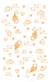 金色中国风纹理 金色中国风纹理