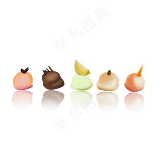 实物冰淇淋美味各种口味冷饮