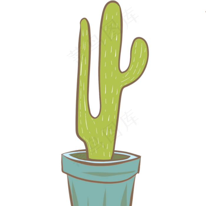 仙人掌植物(1000X1000(DPI:300))psd模版下载