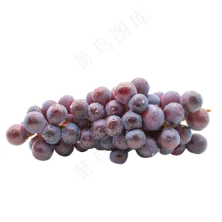 一串紫色葡萄,免抠元素