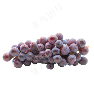 一串紫色葡萄,免抠元素