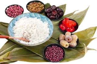 端午节粽子食材蜜枣粽叶