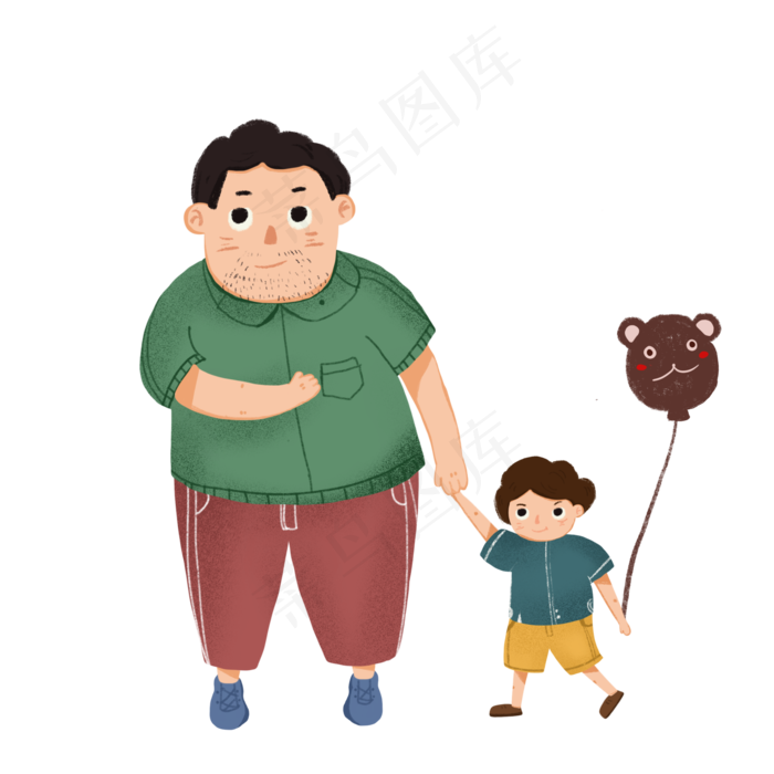 感恩父亲节人物素材