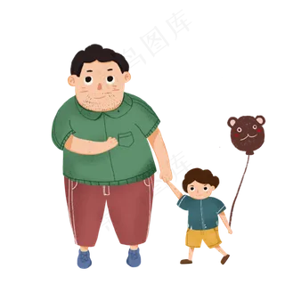 感恩父亲节人物素材