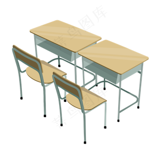 教室桌椅板凳课桌凳子毕业季学生