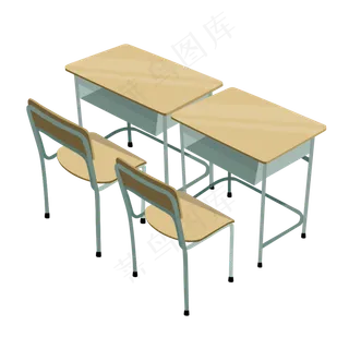 教室桌椅板凳课桌凳子毕业季学生