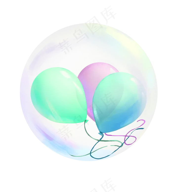 六一彩色气球(2480X2750(DPI:300))psd模版下载