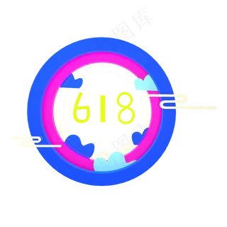 C4D创意618立体剪纸电商装饰