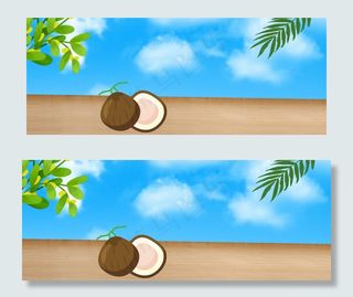 清新水果生鲜食品榴莲新鲜淘宝banner