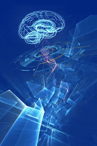 大脑智能科技商务广告图