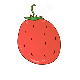 一只大的水果草莓