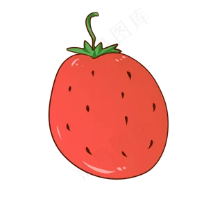 一只大的水果草莓