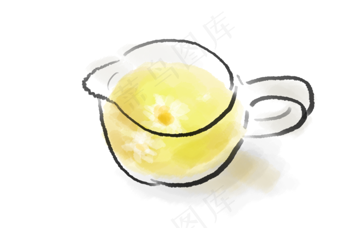 暑假夏日夏季菊花茶