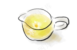 暑假夏日夏季菊花茶