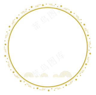 中国风浅金色烫金祥云流云小梅花