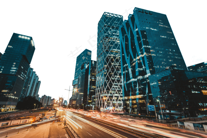 深圳后海夜景风光,免抠元素