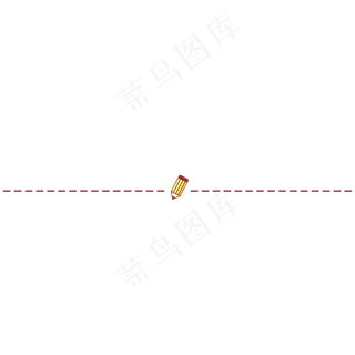 开学季铅笔分割线