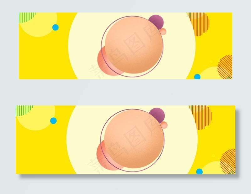 创意几何时尚活动数码家电风格淘宝