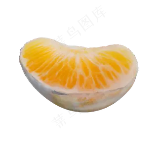 仿真柑橘果肉png图