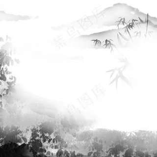 中国风水墨主图