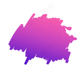 蓝紫色笔刷底纹