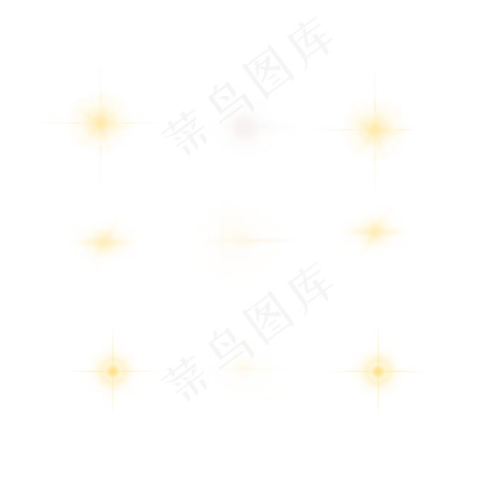 星光笔刷组合(2000*2000px 72 dpi )