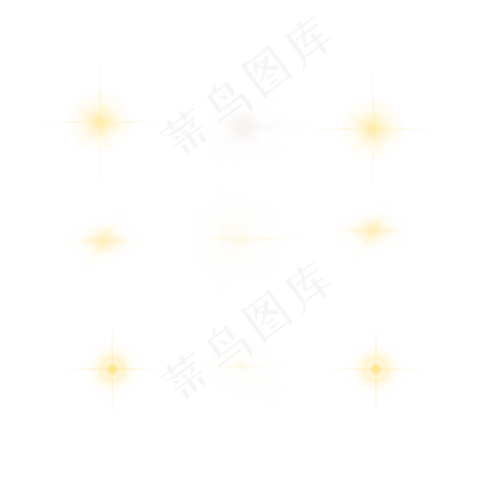 星光笔刷组合(2000*2000px 72 dpi )