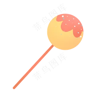 黄色六一儿童节可爱糖果