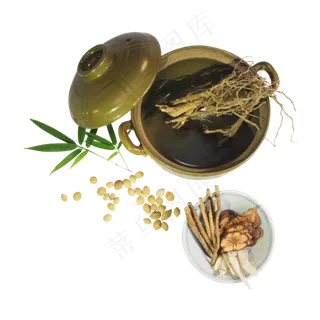 中药药材组合,免抠元素