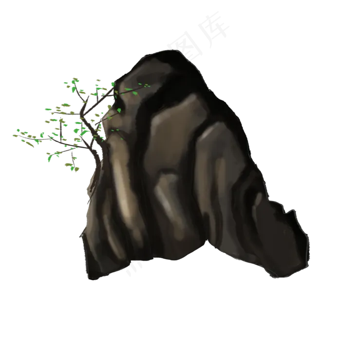清明节山水(2000X2000(DPI:300))psd模版下载