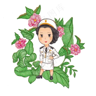 手绘建军节党建红色革命设计元素