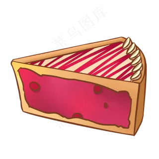 手绘卡通果酱甜品