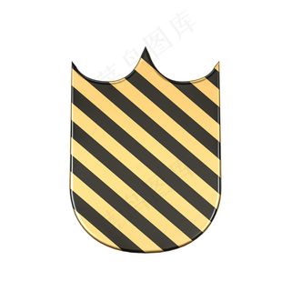 315黑金大气质感盾牌PNG元素