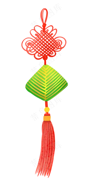 中国结粽子图案