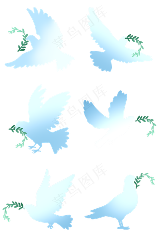 和平鸽橄榄枝合集