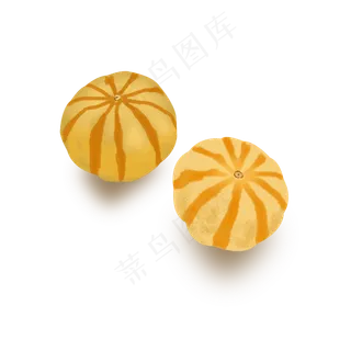 二十四节气鼠绘处暑蔬菜南瓜元素