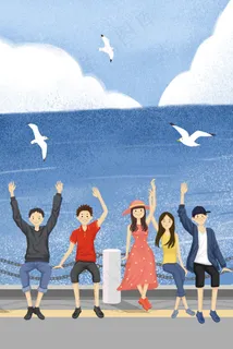 54青年节背景素材图